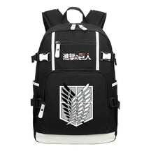 Giant Wings Of Cartoon And Anime Attack Student Backpacks, Men's And Women's Backpacks, Leisure Travel Backpacks