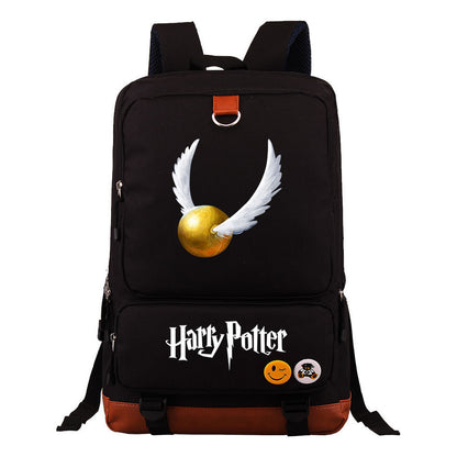 School Of Witchcraft And Wizardry Youth Student Backpack, Large Capacity Travel Bag, Men's And Women's Backpack
