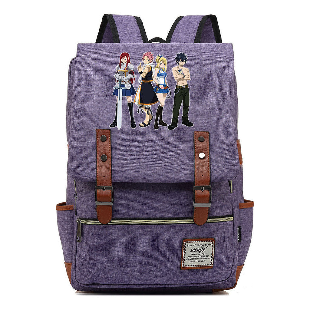 Printed Schoolbags Young Students And Classic Backpacks With Belt Buckles Men And Women.