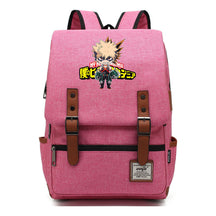 Anime My Heroes Academy Printed Youth Student Backpack Men's And Women's Leisure Belt Buckle Classic Backpack 38*27*12.5cm