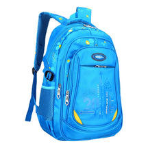 Student Male Splash Proof And Load Reducing Children's Backpack Nylon Backpack
