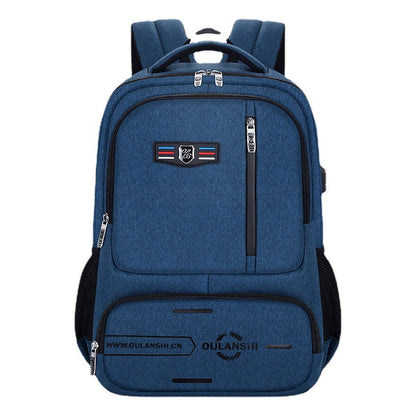 Business And Office Usb Interface Backpack With Multiple Specifications And Large Capacity Spine Protection Backpack
