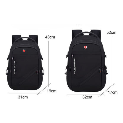 Backpack, Large Capacity Travel Backpack, Waterproof, Earthquake Resistant, And Pressure Reducing, Student Computer Expansion Backpack