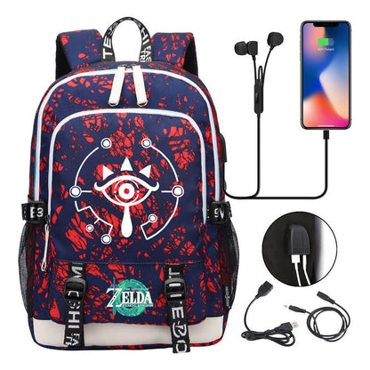 Usb Student Backpack For Men And Women's Leisure Sports Backpack