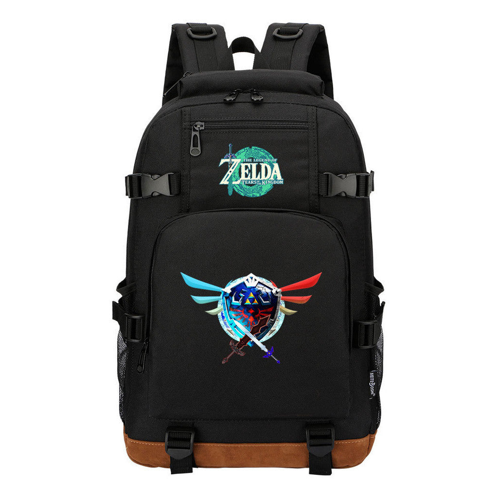 Printed Student Backpack For Leisure Travel Backpack