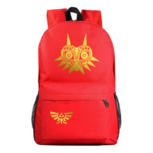 Golden Printed Student Backpack Casual Backpack