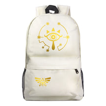 Golden Printed Youth Student Backpack Men And Women's Leisure Backpack