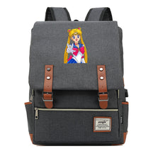 Anime Beauty Girl Warrior Youth Student School Bag Usb Men's And Women's Leisure Backpack