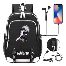 Naruto Student Backpack Usb Men's And Women's Casual Backpack