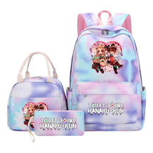Teenage Student Girl Backpack Lunch Bag Three Piece Set Backpack Set