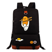 Cartoon Anime Lazy Egg Youth Student Backpack With Large Capacity Travel Bag For Boys And Girls Backpack