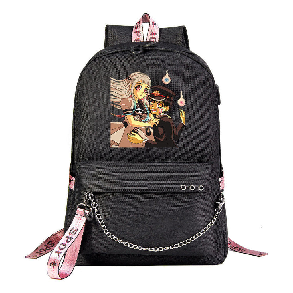 Usb Youth Student Backpack For Boys And Girls Leisure Travel Backpack