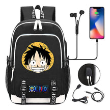Pirate King Lufei Youth Student School Bag Usb Men's And Women's Leisure Backpack