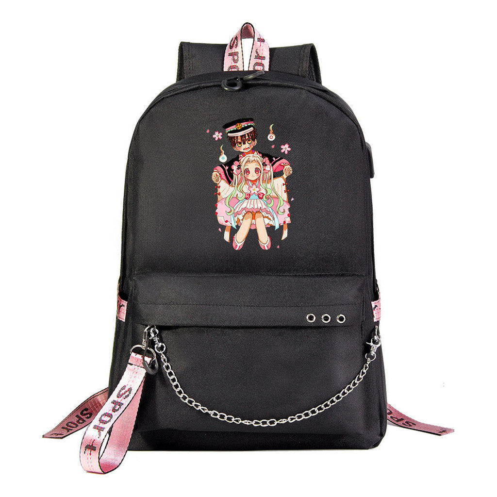 Usb Youth Student Backpack For Boys And Girls Leisure Travel Backpack