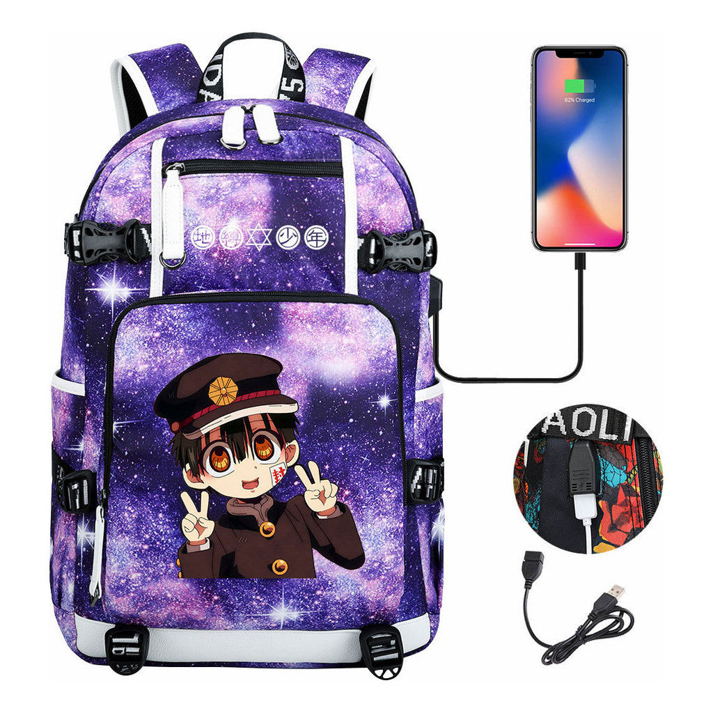 Usb Large Capacity Youth Student Backpack For Men And Women's Leisure Travel Backpack