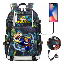 My Heroes Academy Usb Youth Student Backpack For Men And Women's Travel Backpacks