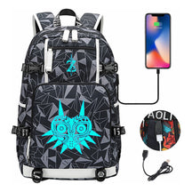 Legend Of Zelda Usb Youth Student Backpack For Men And Women's Leisure Travel Backpack
