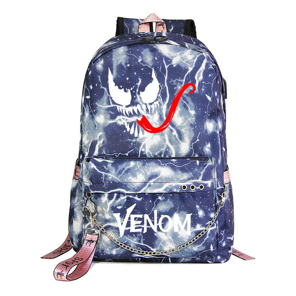 Usb Youth Student Backpack For Men And Women's Leisure Travel Backpack