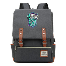 School Of Witchcraft And Wizardry Student Backpack Usb Men's And Women's Leisure Belt Buckle Backpack