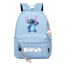 Interstellar Baby Stitch Printed Student Backpack, Casual Travel Bag, Girl Backpack