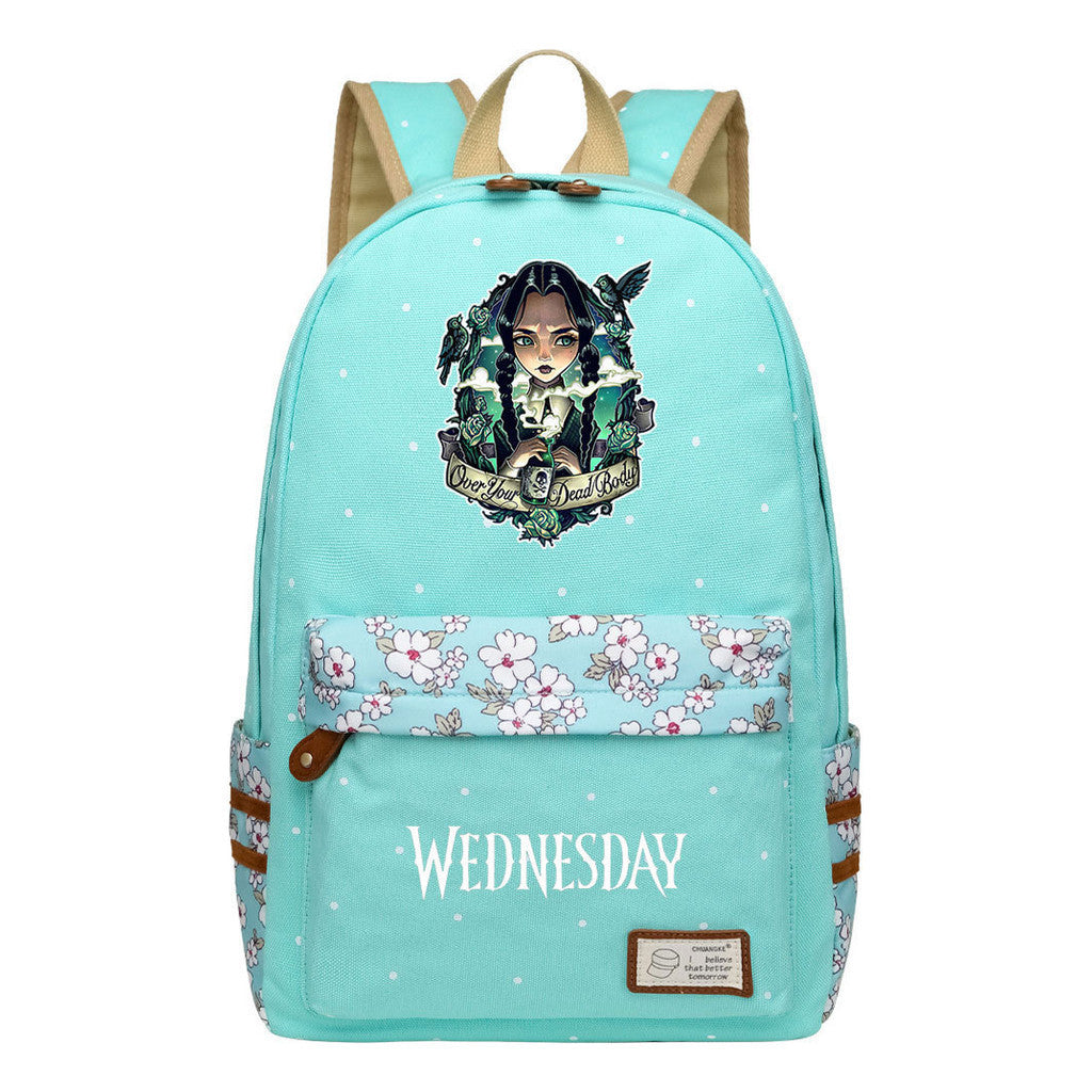 Printed Student Backpack, Fashionable And Casual Backpack