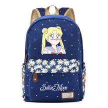 Anime Surrounding Beauty Girl Warrior Youth Student School Bag Fragmented Flower Boy's And Girl's Leisure Backpack