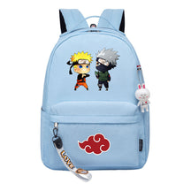 Naruto Printed Teenage Student Backpack, Casual Bag, Girl Backpack