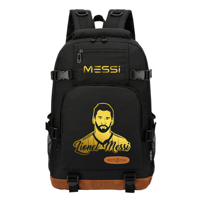 Hot Stamping Sports Football Star Printed Student Backpack For Men And Women's Backpacks