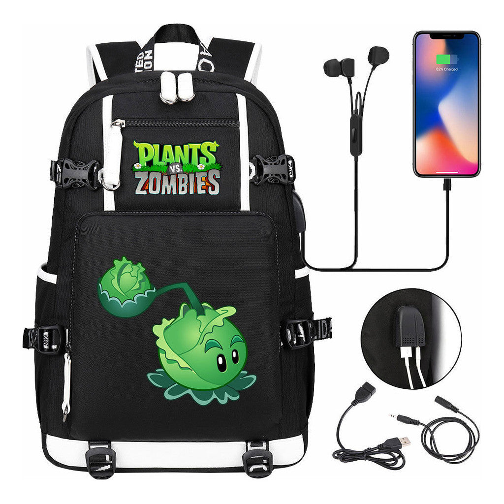 Game Battle Printed Usb Youth Student Backpack For Men And Women's Leisure Travel Backpack