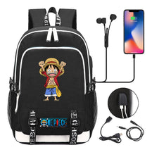 Anime Pirate Wang Lufei Youth Student School Bag Usb Men's And Women's Leisure Backpack