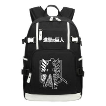 Giant Winged Soldier Captain Of Anime Attack Student Backpack, Leisure Travel Backpack