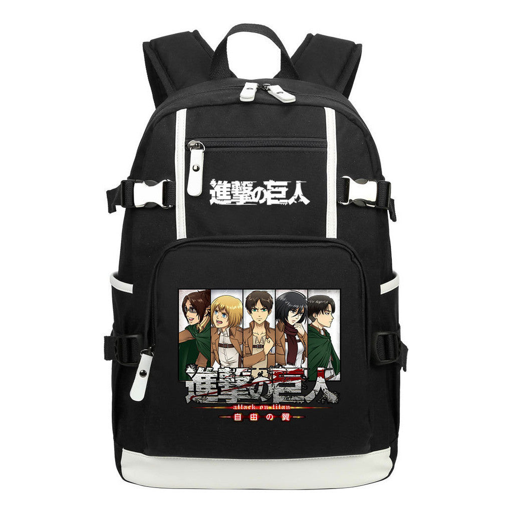 Giant Soldier Captain Alan Of Anime Attack Student Backpacks, Men's And Women's Backpacks, Leisure Travel Backpacks, Backpacks