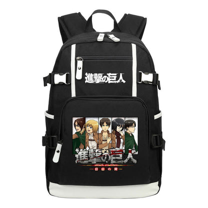 Giant Soldier Captain Alan Of Anime Attack Student Backpacks, Men's And Women's Backpacks, Leisure Travel Backpacks, Backpacks