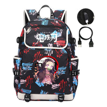 Anime Cartoon Usb Youth Student Backpack For Men And Women Leisure Backpack