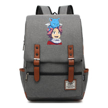 Printed Schoolbag Leisure Belt Buckle Classic Backpack For Young Students