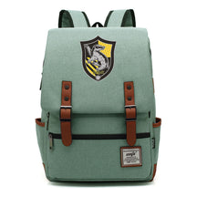 School Of Witchcraft And Wizardry Printed Youth Student School Bag Casual Belt Buckle Classic Backpack
