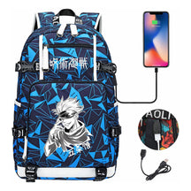 Printed Usb Youth Student Backpack Leisure Large Capacity Travel Backpack