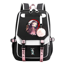 Cartoon Fashion Usb Student Backpack For Boy And Girl, Casual Woven Strap Flip Back Backpack