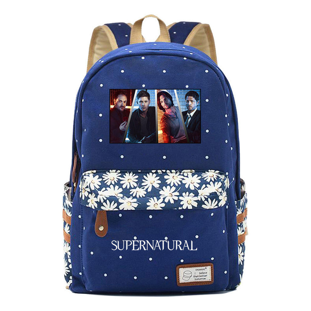 Evil Power Printed Student School Bag Fashion Casual Backpack