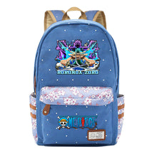 Anime Pirate King Lufei Printed Student School Bag Fragmented Flower Leisure Backpack