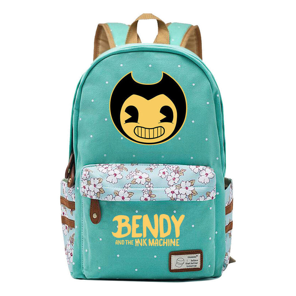 Game Bandy And Impression Machine Youth Student School Bag Fragmented Flower Men's And Women's Backpack