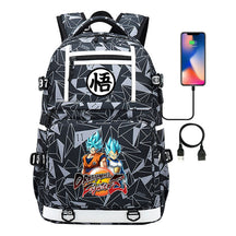 Manga Dragon Ball Usb Youth Student Backpack For Men And Women, Backpack For Leisure Travel