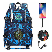 Printed Student Backpack For Men And Women With Large Capacity Leisure Travel Backpack