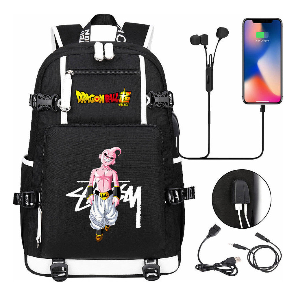 Fashionable Sun Wukong Usb Large Capacity Youth Student Backpack Leisure Travel Backpack