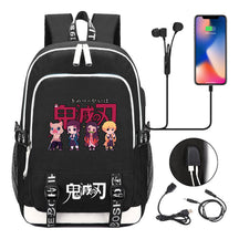 Comic Cartoon Fashion Youth Student Backpack Usb Men's And Women's Casual Backpack