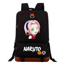 Cartoon Naruto Uchibo Youth Student School Bag Large Capacity Travel Bag Men's And Women's Backpack