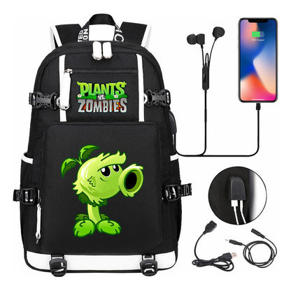Game Battle Printed Usb Youth Student Backpack For Men And Women's Leisure Travel Backpack