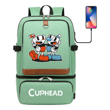 Printed Usb Youth Student School Bag Outdoor Picnic Insulation Bag Backpack