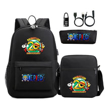 Usb Password Lock Student Backpack Three Piece Set Backpack Set