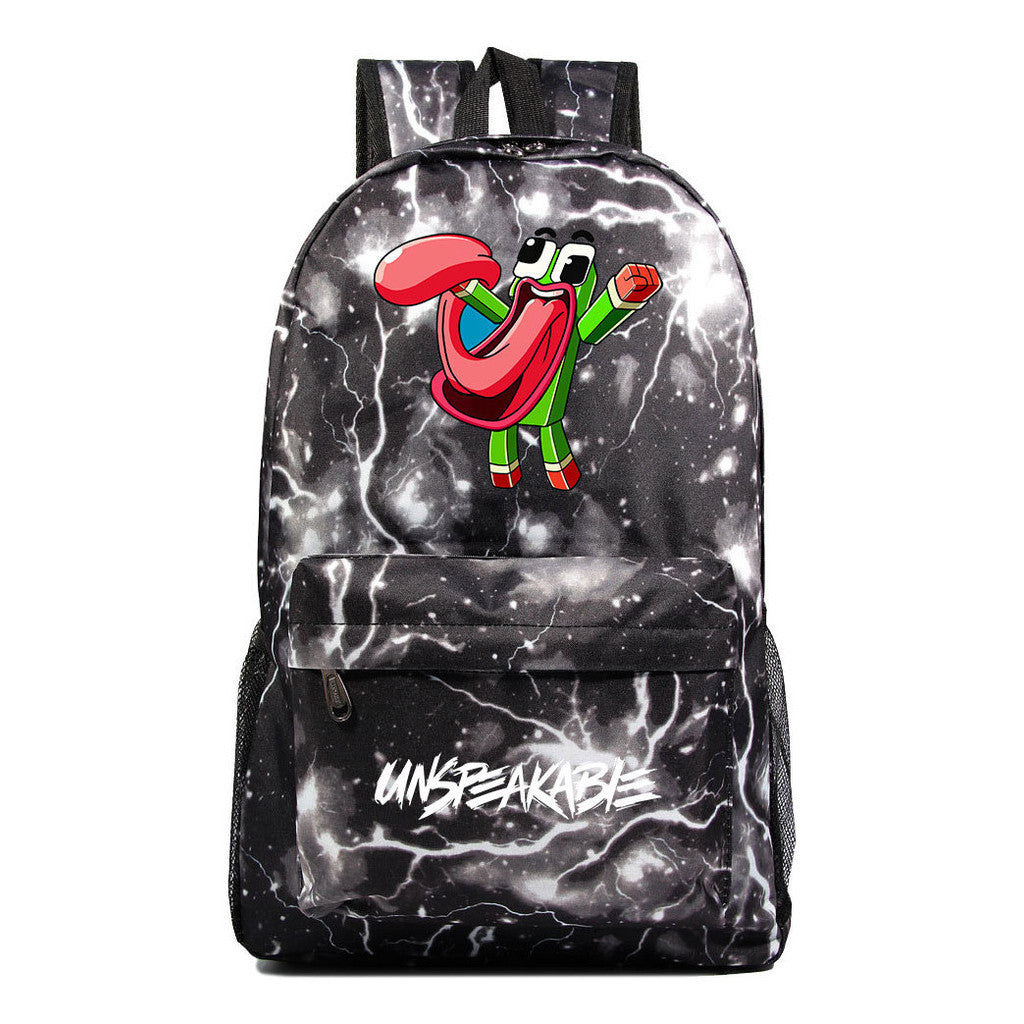 Starry Sky Youth Student Backpack For Men And Women's Leisure Travel Backpack